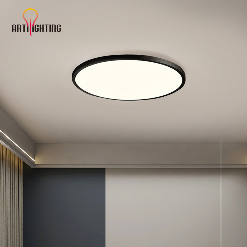 Round LED Ceiling Down Panel Light for Home Shopping Hospital Workshop Office Lightings