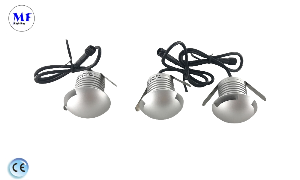 Factory Price Multi-Directional Side-Emitting Waterproof LED Buried Light Step Light with C-Ree-Xte Chip Triple 60° Beam Ports IP67 Rated