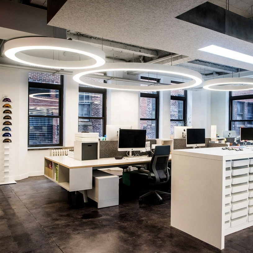 Slim LED Curved Profile Halo Ring Light 40mm Width