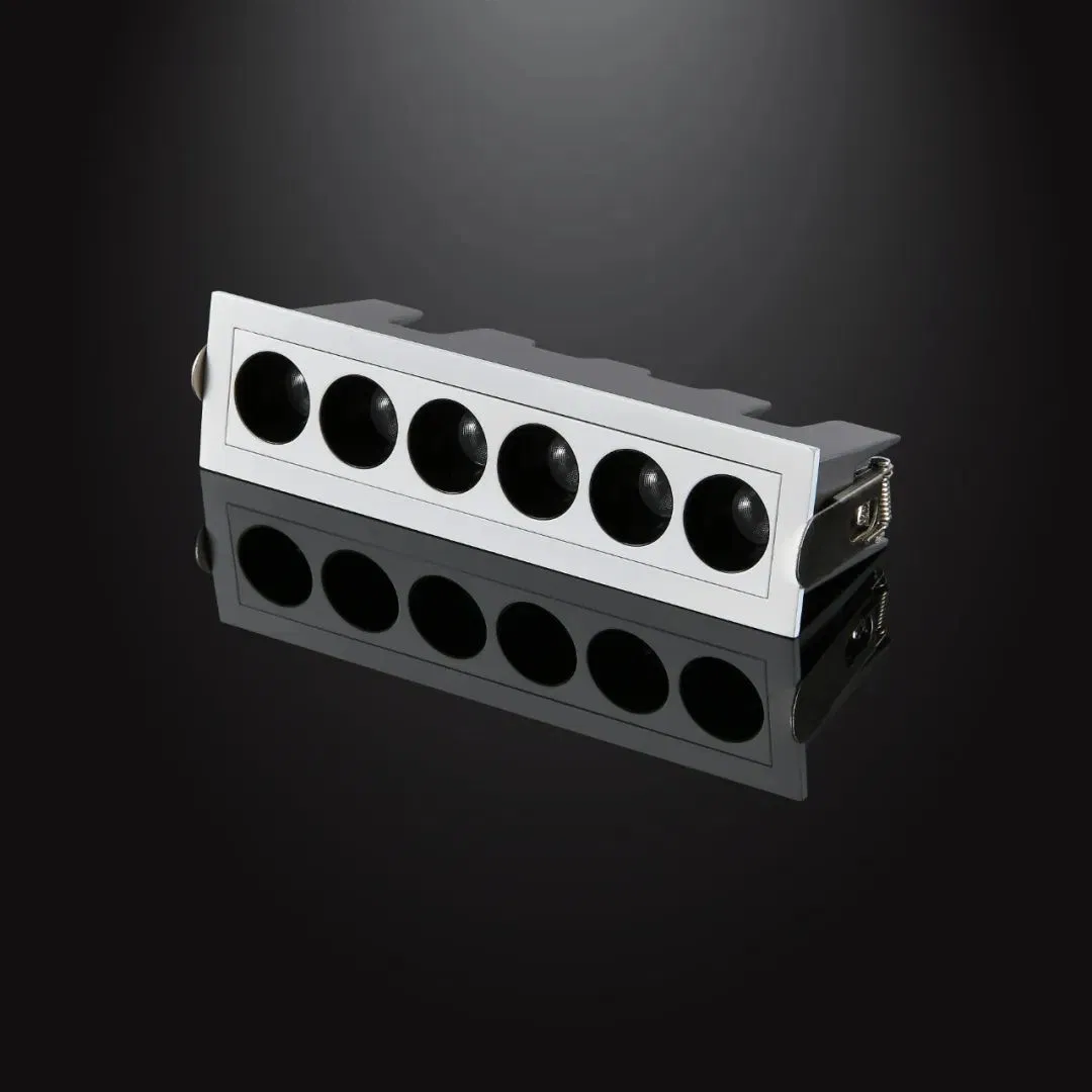 Wholesale Slim Linear Multiple Grille Light Aluminum Indoor Hotel Living Room Shop Surface LED Light Spotlight