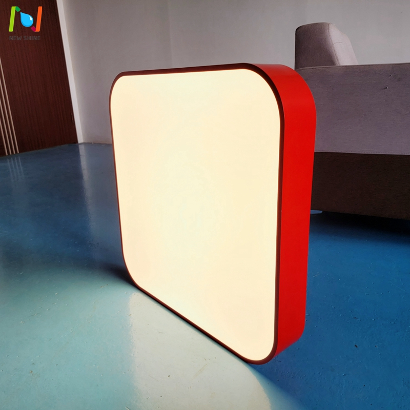 up and Down Square LED Flush Mount Ceiling Panel Light