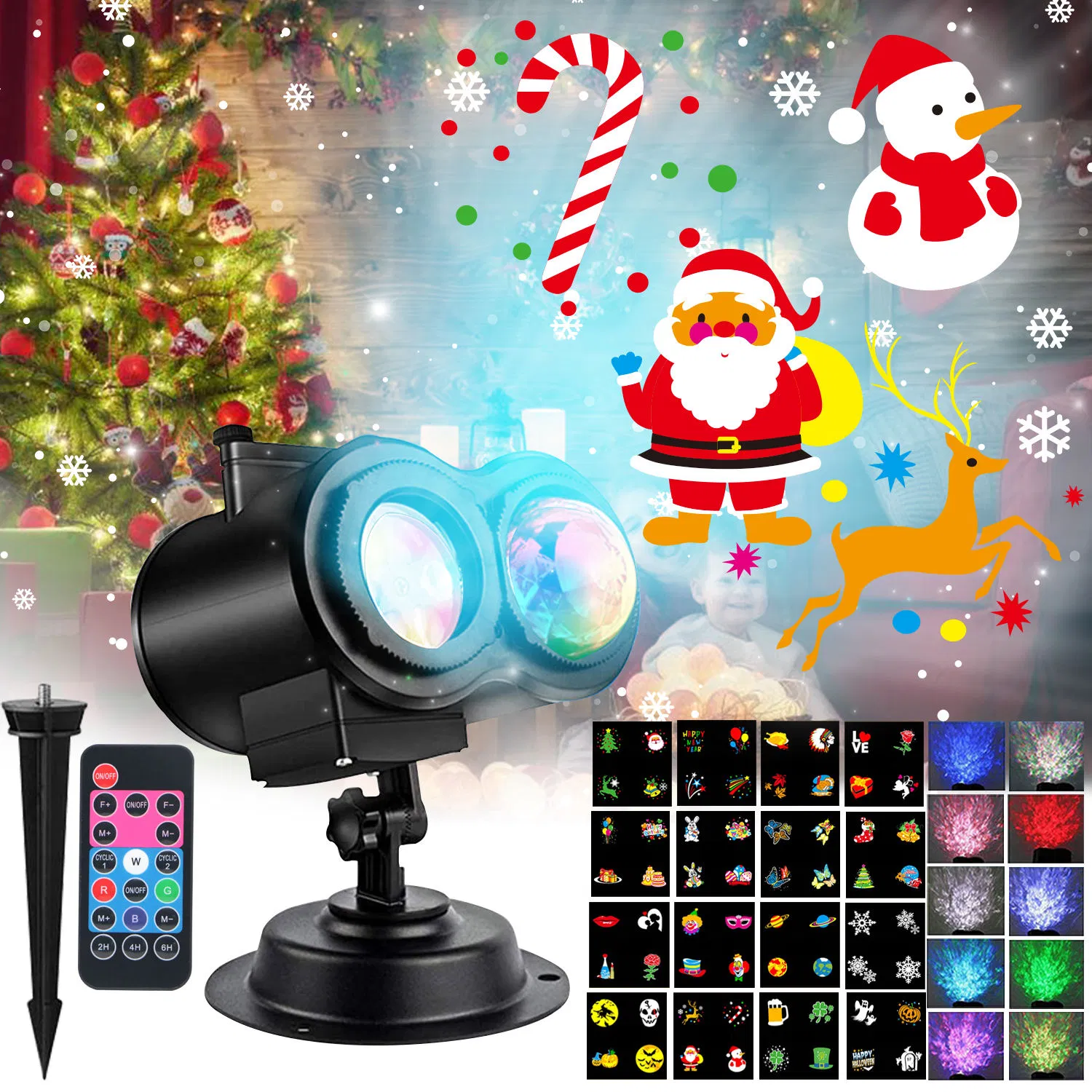 Night Lights for Kids Sky Cove Lamp 360 LED Music Projector Light