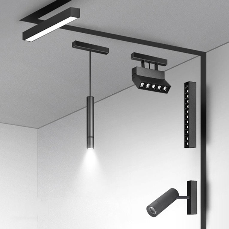 ML30 DC48V Ra>95 Hanging Magnetic Line Track Suspension LED Pendant Light