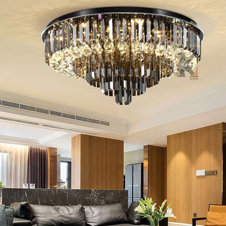 Konig Lighting China Flush Mount Home Light LED Crystal Ceiling Light for Bedroom