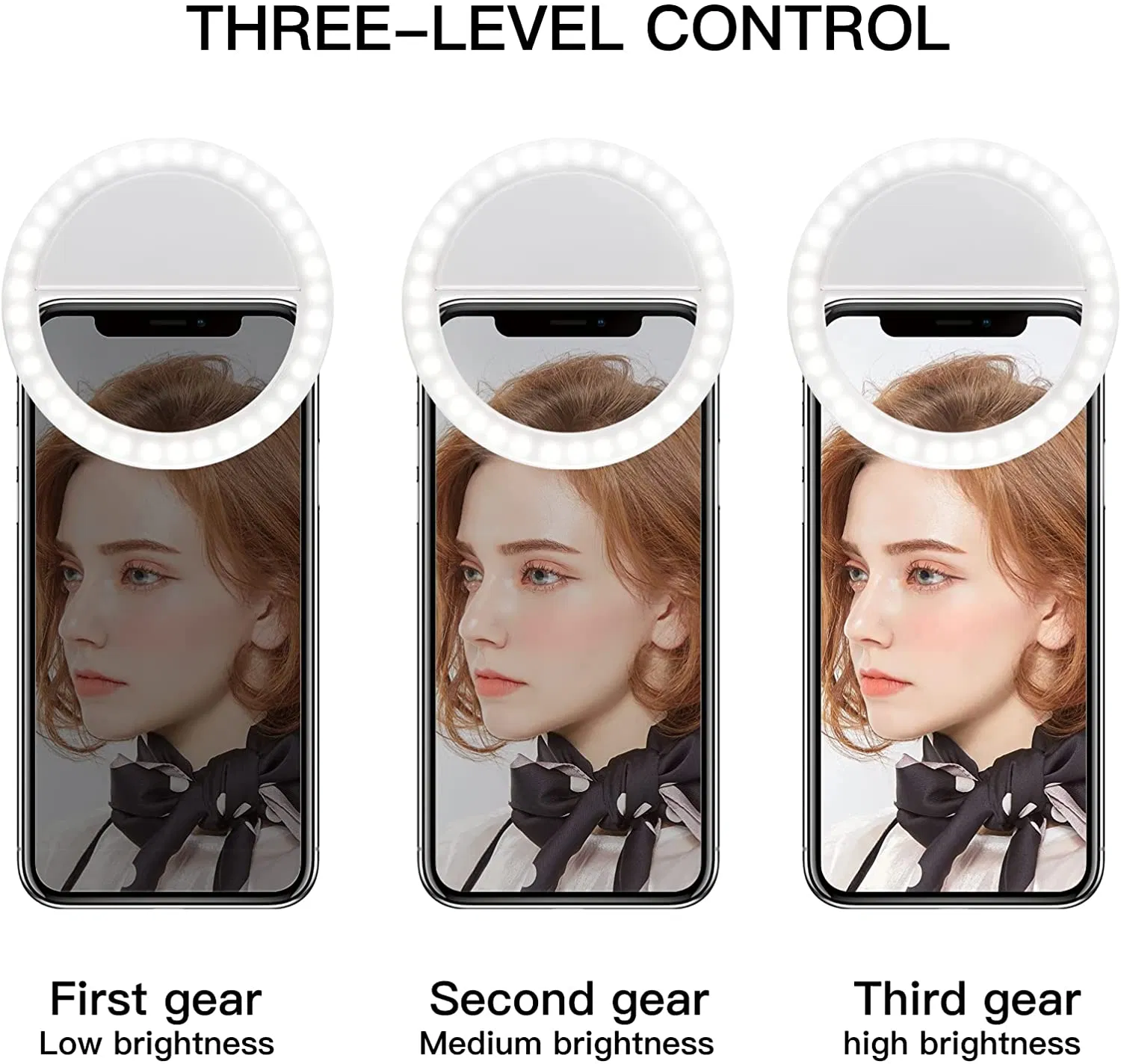 Custom Selfie Ring Light Mobile Phone Rechargeable Camera Mini LED Light