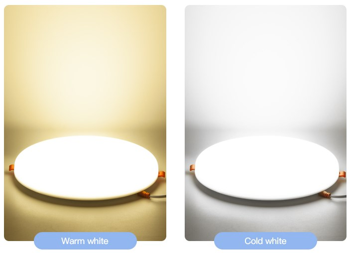 Recessed Round Flat LED Panel OEM Adjustable Ceiling Downlight