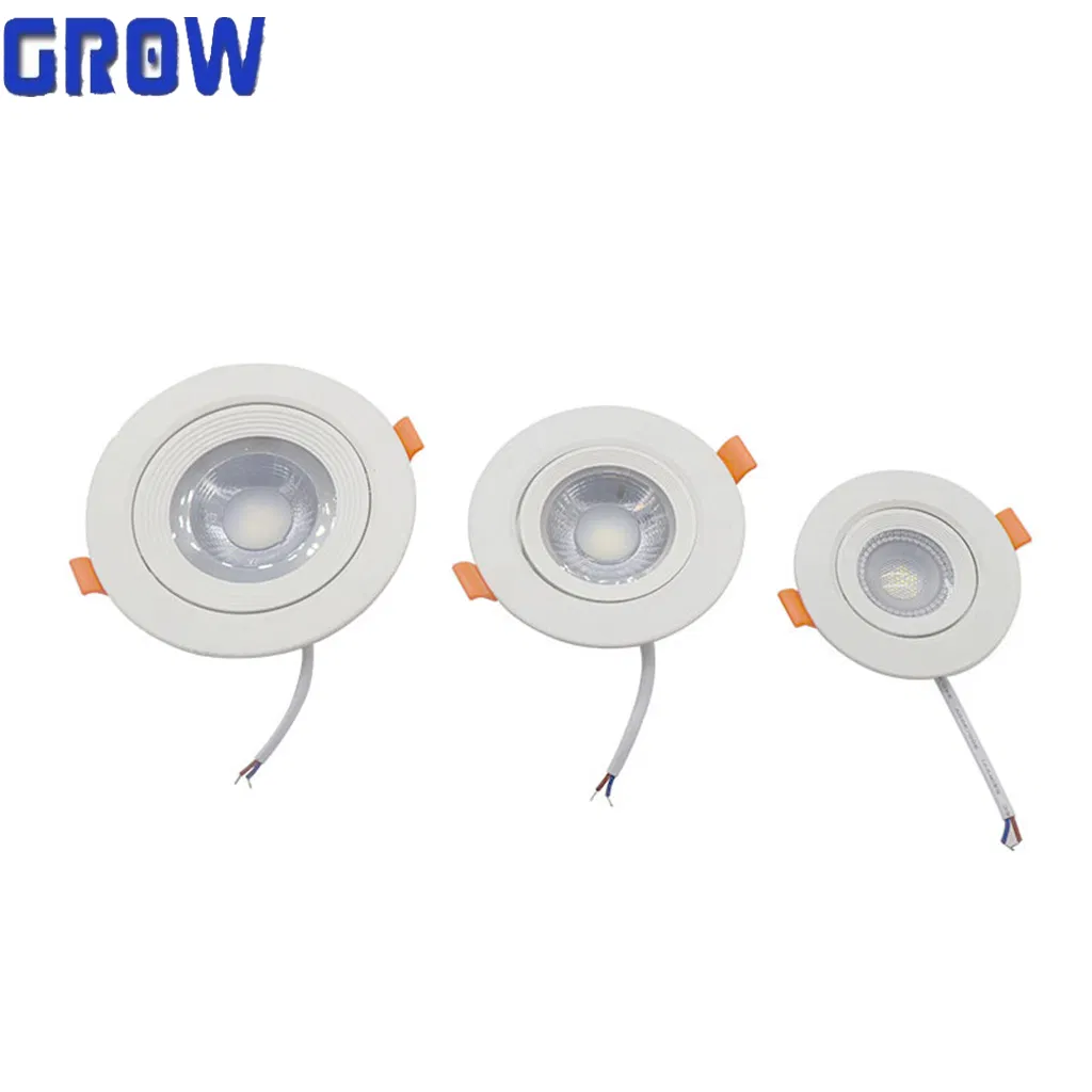 New CE RoHS Circular Recessed Ultra Slim LED Downlight 12W with Linear IC Driver Spotlight