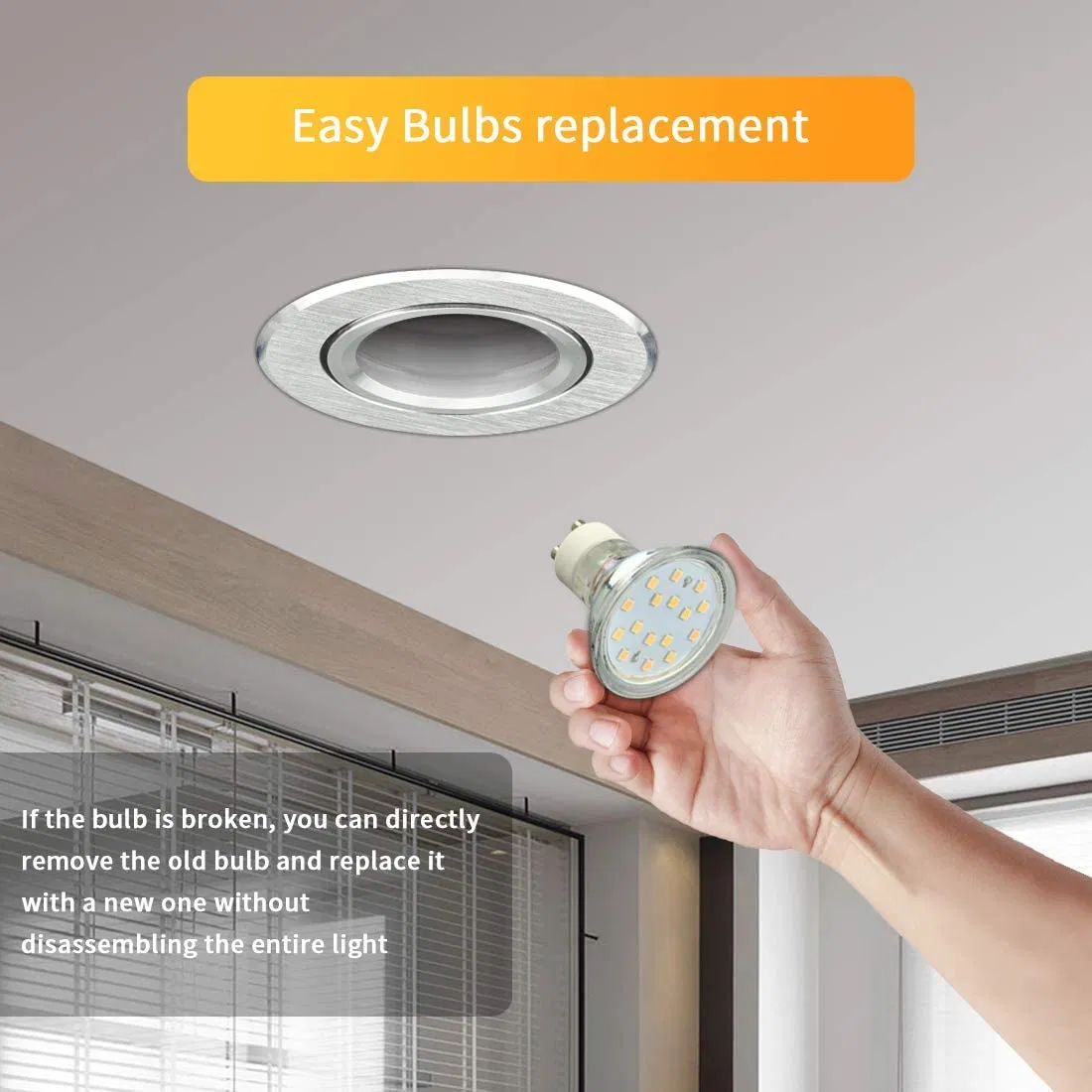 Surface Wall-Mounted Spotlight Ceiling Grille Square Downlight Bold Light Bean Gall Light No LED Ceiling Spots 229