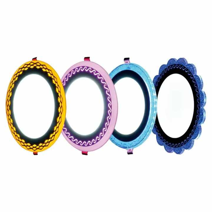 Decorative Ceiling Round Square Color Change Double Color 3+3W 6+3W 12+4W 18+6W LED Panel Light