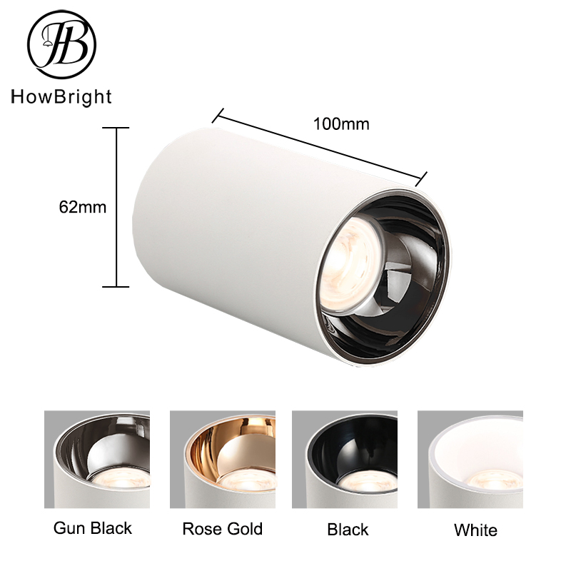 Cheap Price Surface Mounted Plastic Front Ring GU10 Down Light Fixture Spot Light for Home Shop MR16