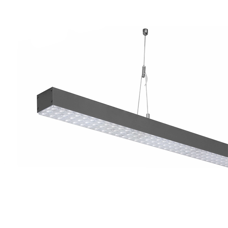 Commercial Modern Office Batten Light Aluminium LED Shop Light Luxury Hanging Ceiling Lamp LED Linear Light