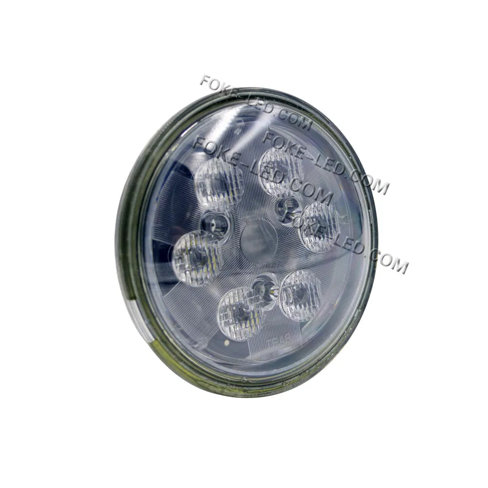 Flush Mounting Round LED Agriculture Light 18W Easy Use for Best LED Tractor Lights