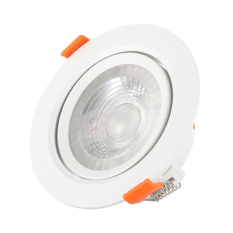 9W Surface Mounted Adjustable Recessed Aluminum LED Ceiling Downlight