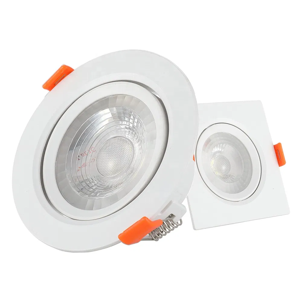 9W Surface Mounted Adjustable Recessed Aluminum LED Ceiling Downlight