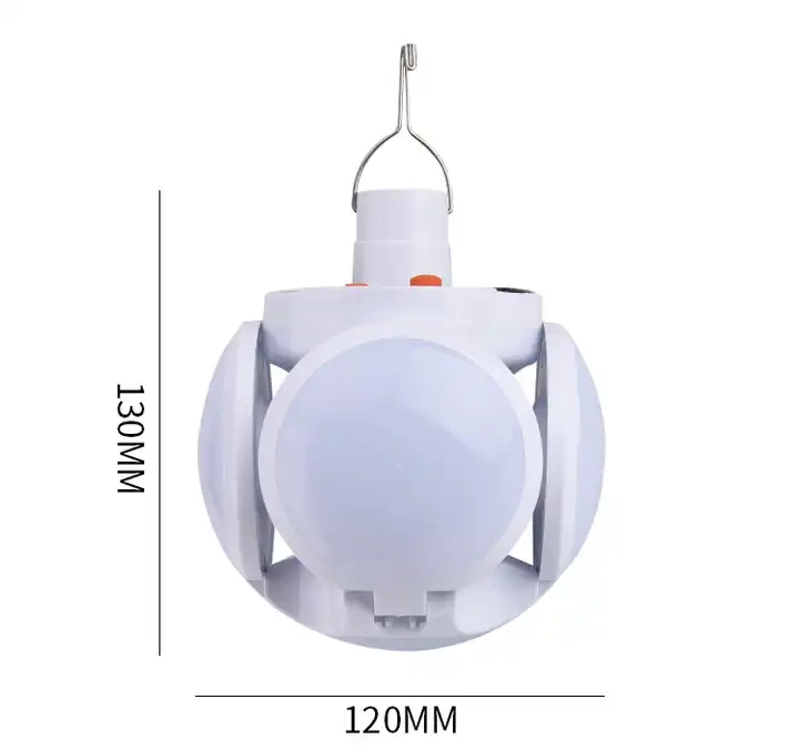 Solar Camping Lantern Light 5 Modes USB Tent Lamp Outdoor Night Market LED Lamps Emergency Light Bulb