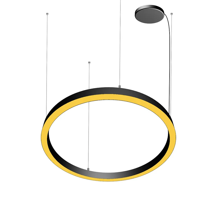 High Quality Modern Design Linear Aluminum Office LED Pendant Light up Down Lighting RGBW Color IP20 Rated 90 Ra Color Rendering