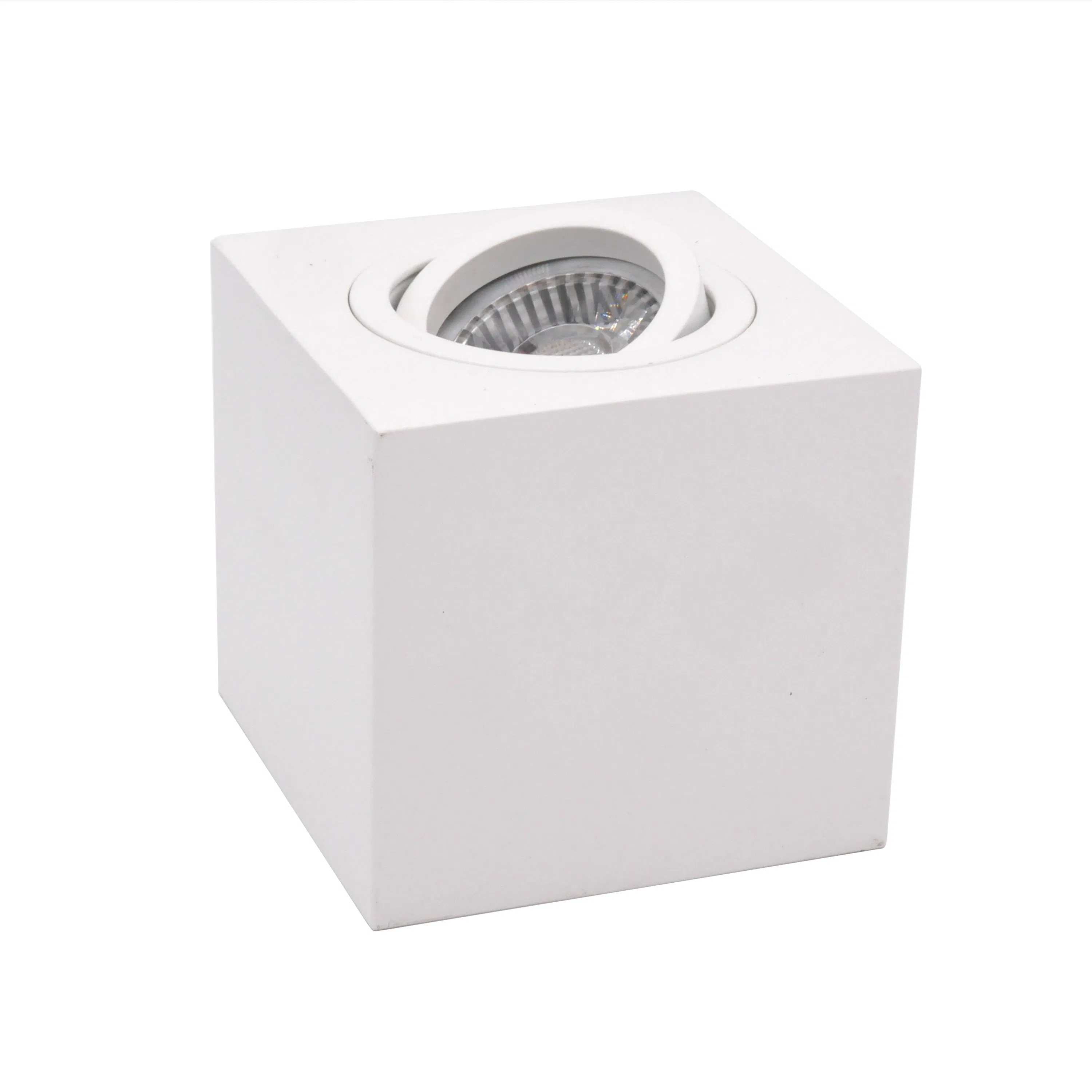 Square Cuboid GU10 LED Halogen Downlight Fixture Surface Mounted Downlight
