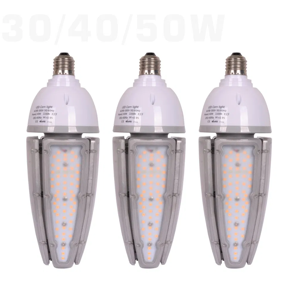 30W E26 E27 E39 E40 Mogul Base Corn Light Lantern LED Post Top Lotus Light, Lotus Lamp
