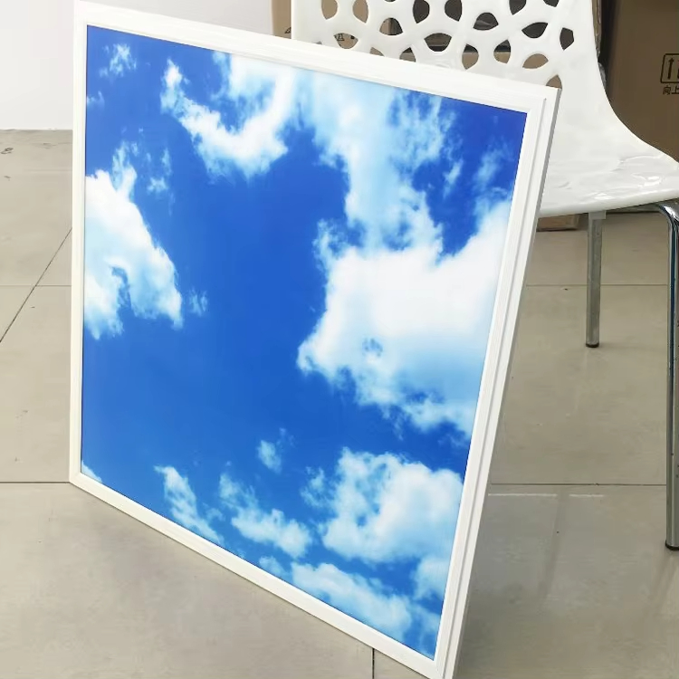 Custom 603*603mm 600*600mm Decorative Sky and Cloud LED Panel Light Sky