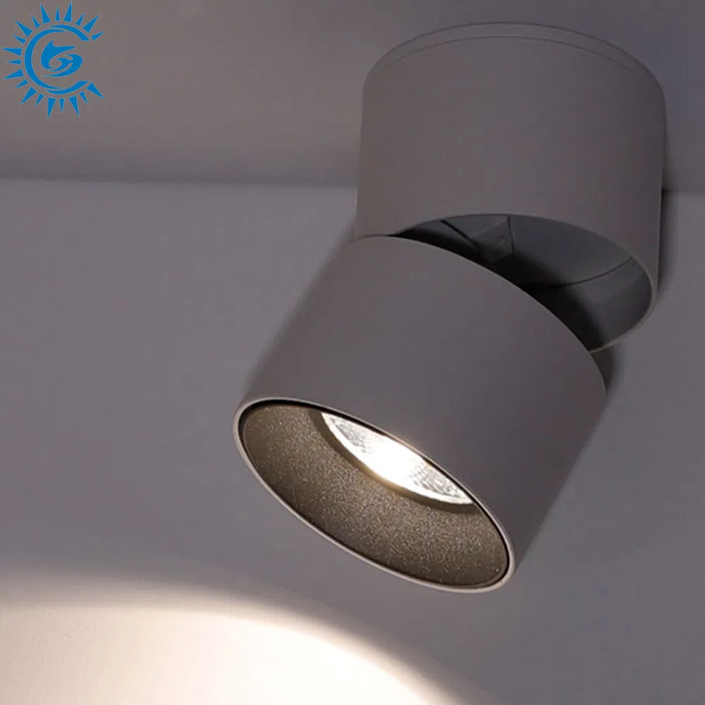 10W 20W 30W 110V 220V Foldable Hole Free Rotate 360 Degrees COB LED Surface Mounted Spotlighting Downlight Track Lighting