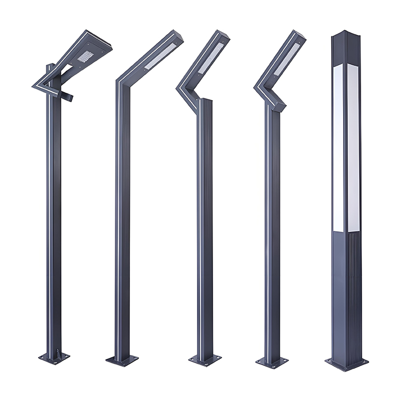 Outdoor Waterproof LED High Pole Landscape Light Flush Mount Bronze Street Lamp Park Villa Aluminum Garden Lights