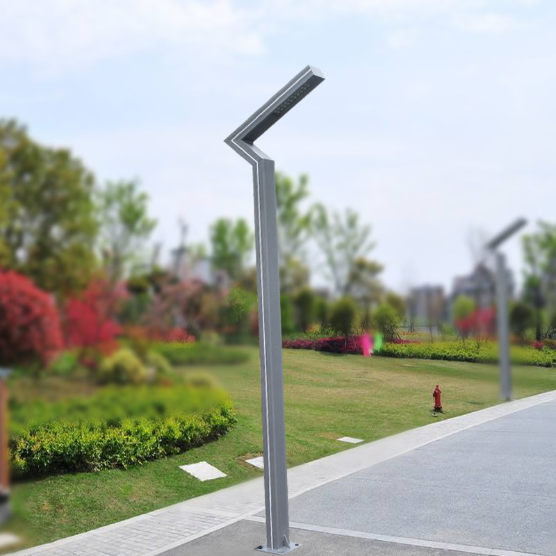 Outdoor Waterproof LED High Pole Landscape Light Flush Mount Bronze Street Lamp Park Villa Aluminum Garden Lights