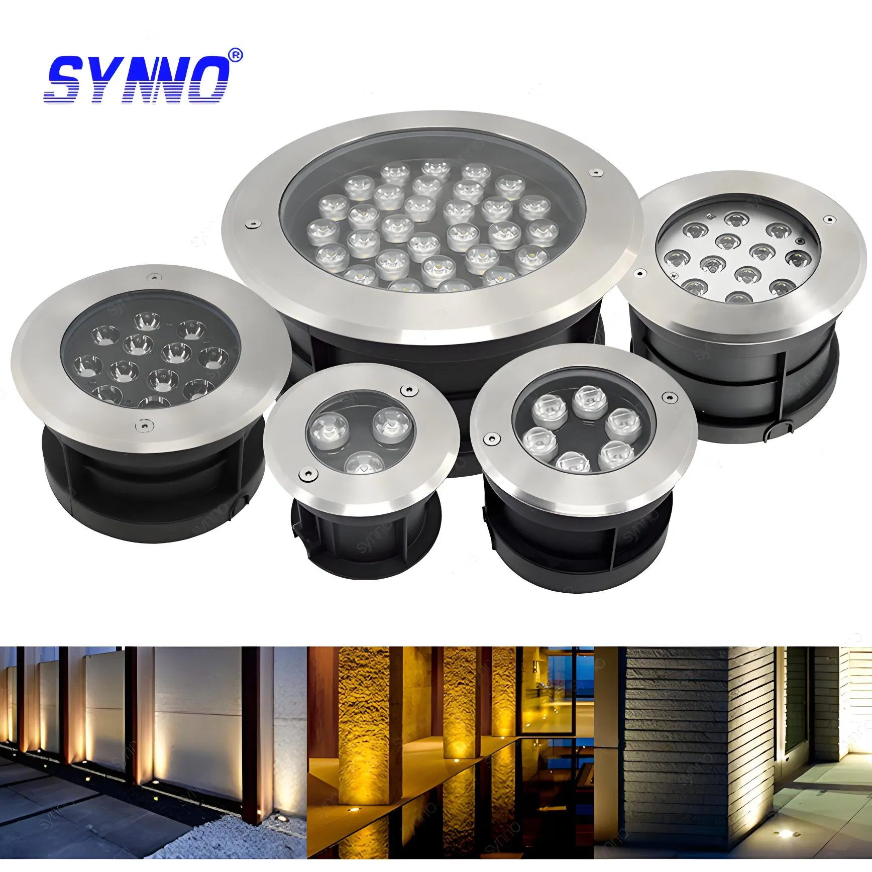 Waterproof Step Deck Buried Lamp Ground Uplight Inground Light LED Underground Light