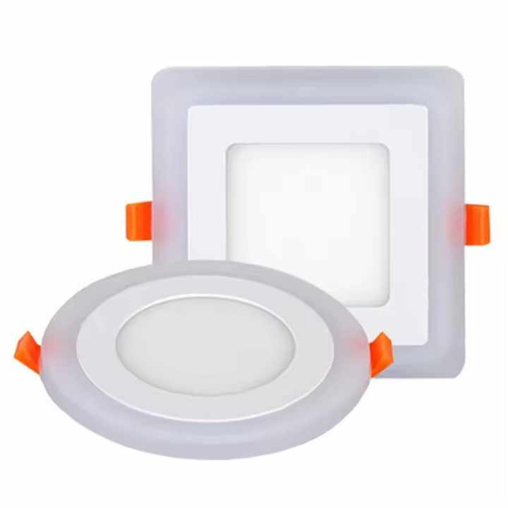 Decorative Ceiling Round Square Color Change Double Color 3+3W 6+3W 12+4W 18+6W LED Panel Light