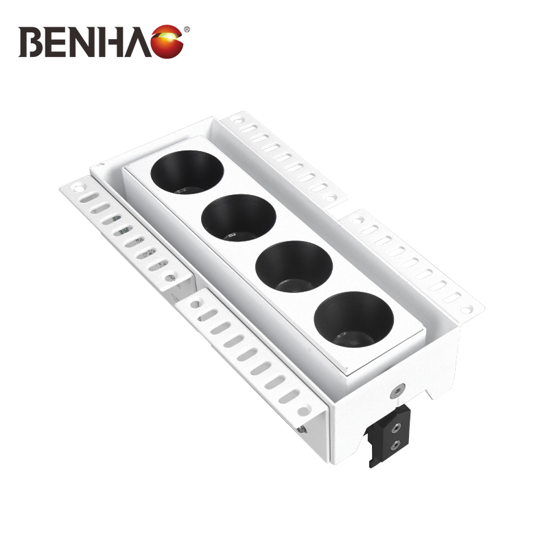 Smart Dimmable Flush Mount Retractable Ceiling LED Grille Light with Osram LEDs