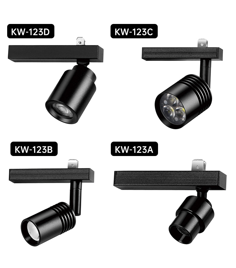 Adjustable Focus Mini LED Track Light, Jewelry Museum Display Cabinet Spotlight