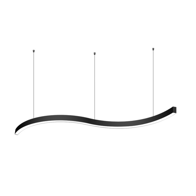 Aluminum Office up-Down Wall Pendant Snake Shape Light