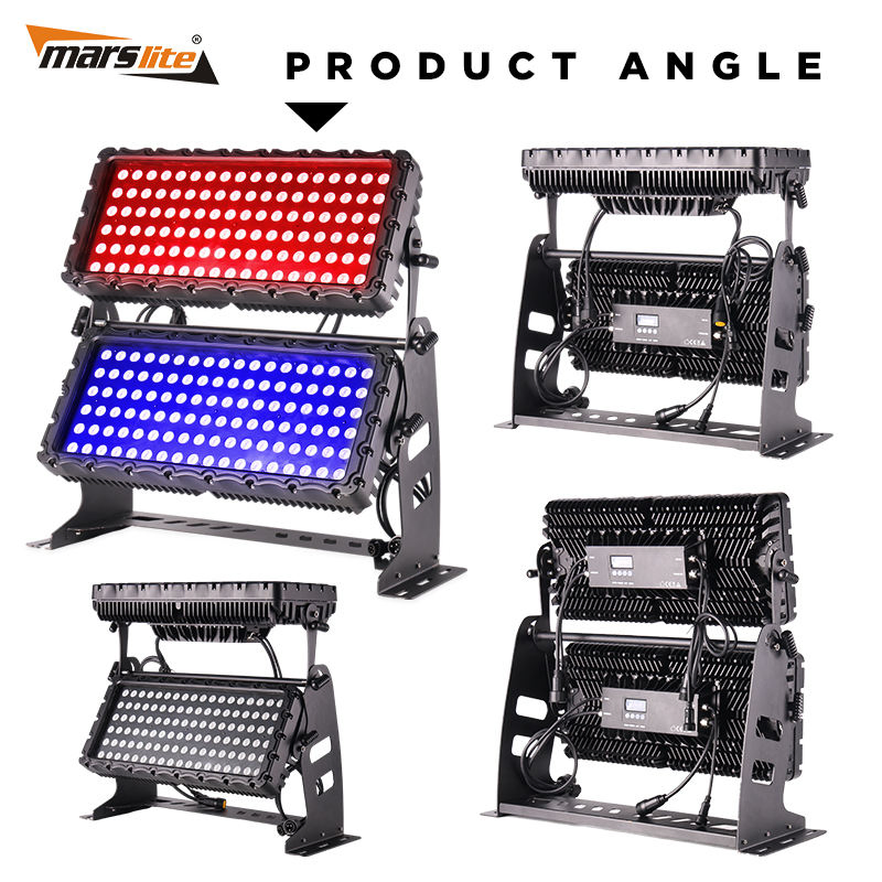 Double LED City Color 20oqw RGBW IP65 Waterproof Liqht Outdoor Architectural Flood Wall Washer City Color Light