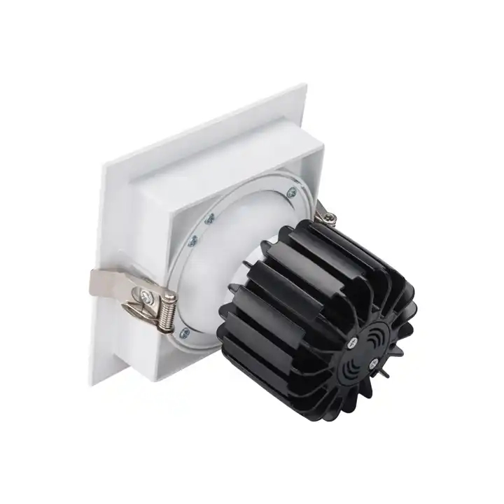 Anti Glare CCT Grill Panel Light Adjustable GU10 Recessed LED Downlight for Project Spotlights