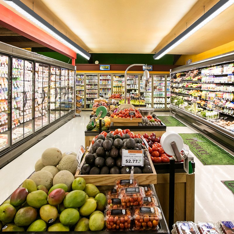 Commercial Modern Office Batten Light Aluminium LED Shop Light Luxury Hanging Ceiling Lamp LED Linear Light