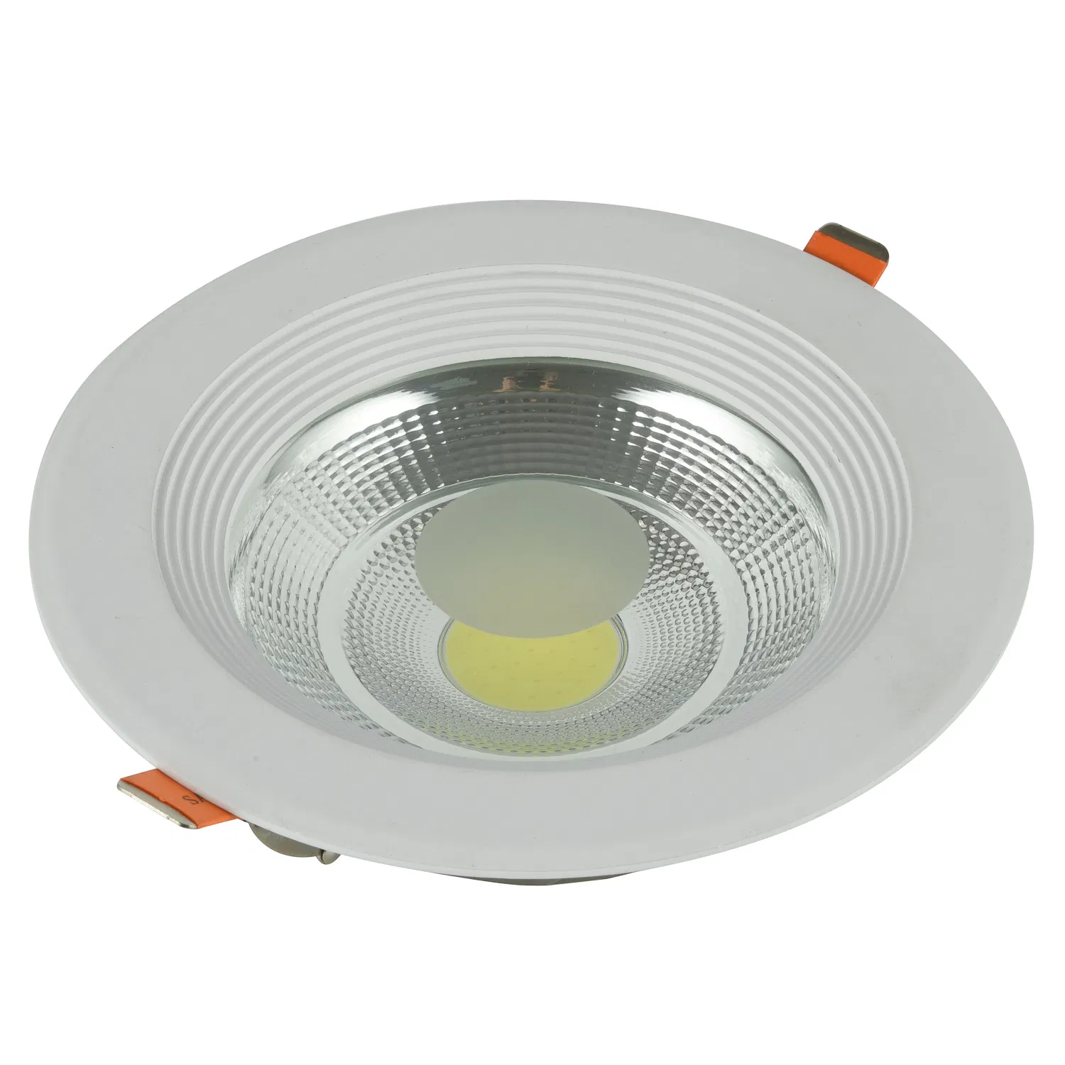 7W 10W 15W 20W 30W Indoor Recessed COB Downlight Round Ceiling Lamp Aluminum Plastic Ceiling Light Golden Embeded Panel Light Office LED Down Light with CE RoHS