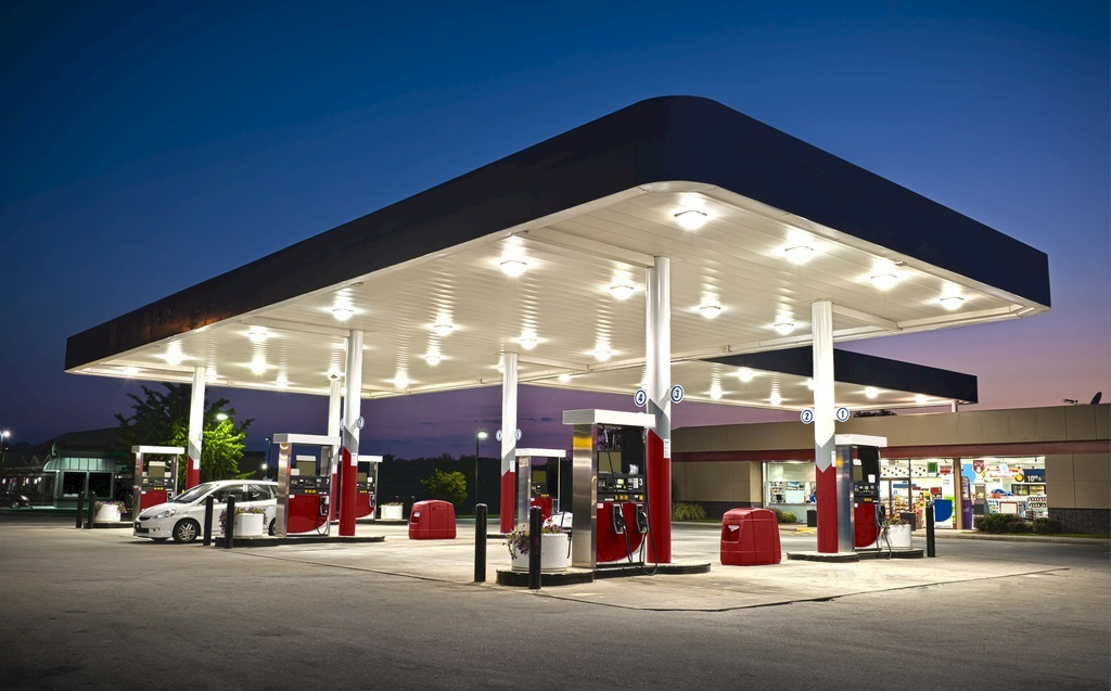 High Power Warehouse Lamp Weather Proof 100W Gas Station Petrol Station LED Canopy High Bay Light