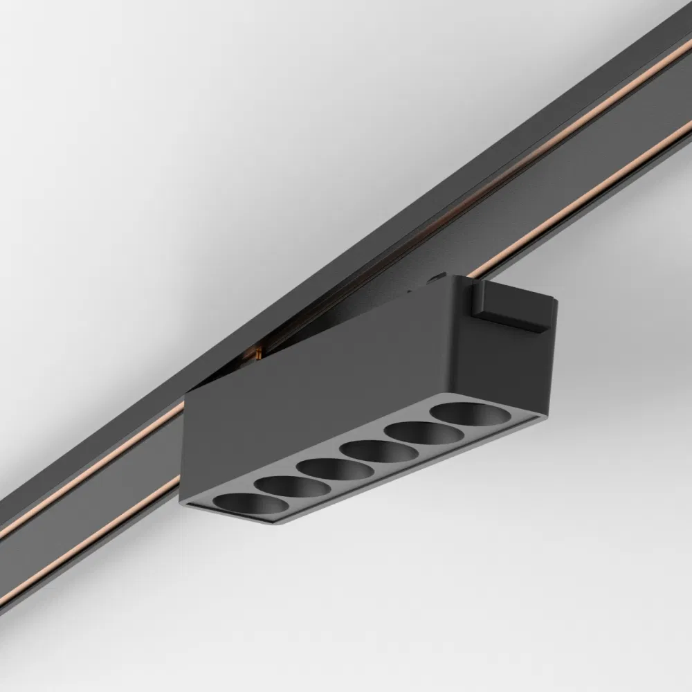 48V Super Slim Surface Magnet Track Linear Ceiling Pendant Lamp Flexible Belt LED Magnetic Track Light with Tuya System