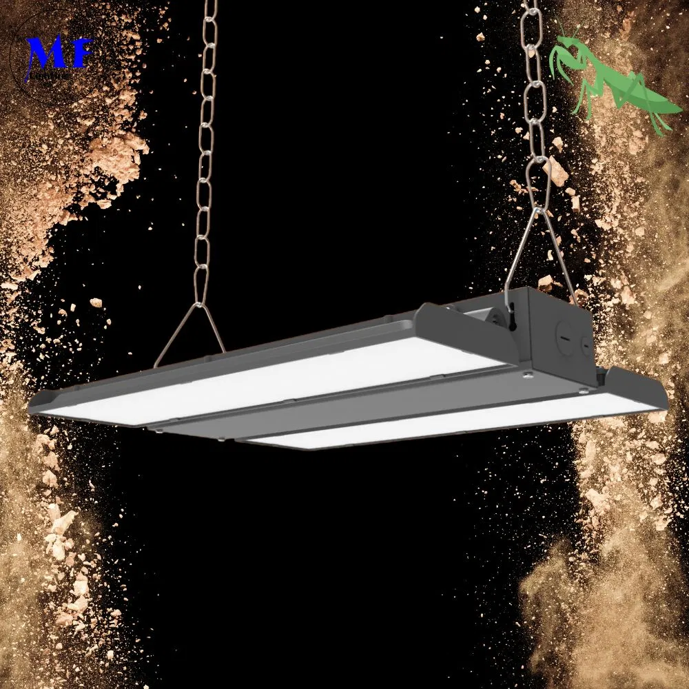 Factory Price 150W 0-10V Dimmable LED Linear High Bay Light with Daylight Sensor for Indoor Lighting