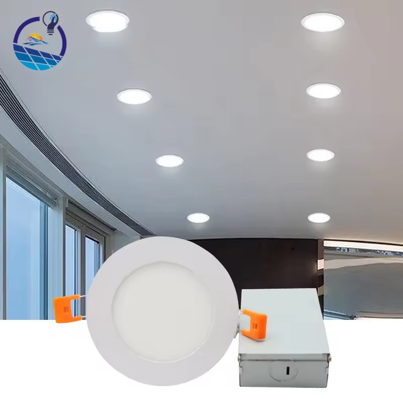 Indoor Ultra-Thin LED Recessed Panel Lights with Junction Box Dimmable