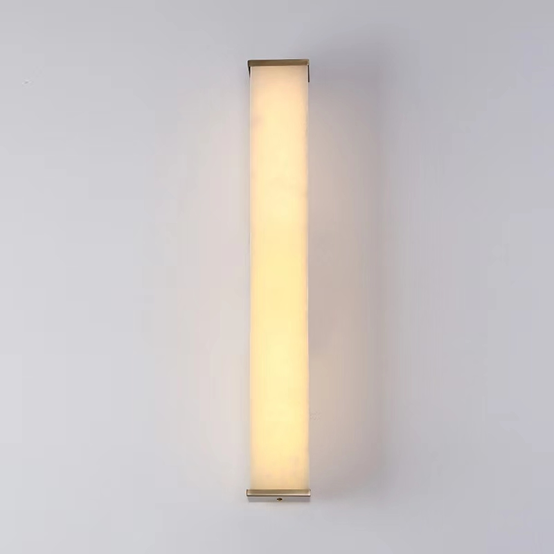 Modern Copper Marble LED Wall Sconces for Corridor Strip Bedside Light Lighting