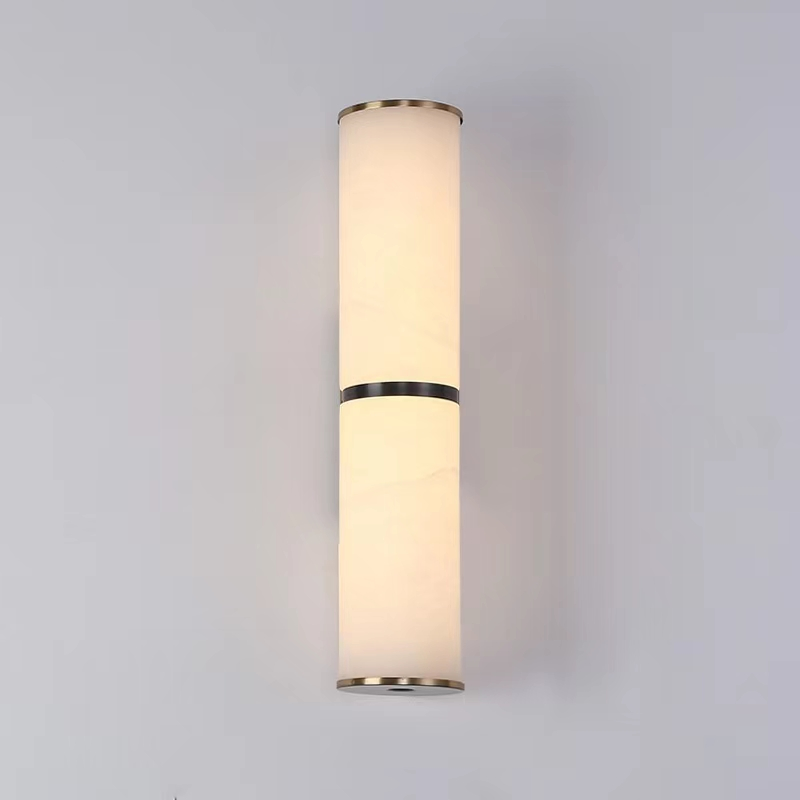Modern Copper Marble LED Wall Sconces for Corridor Strip Bedside Light Lighting