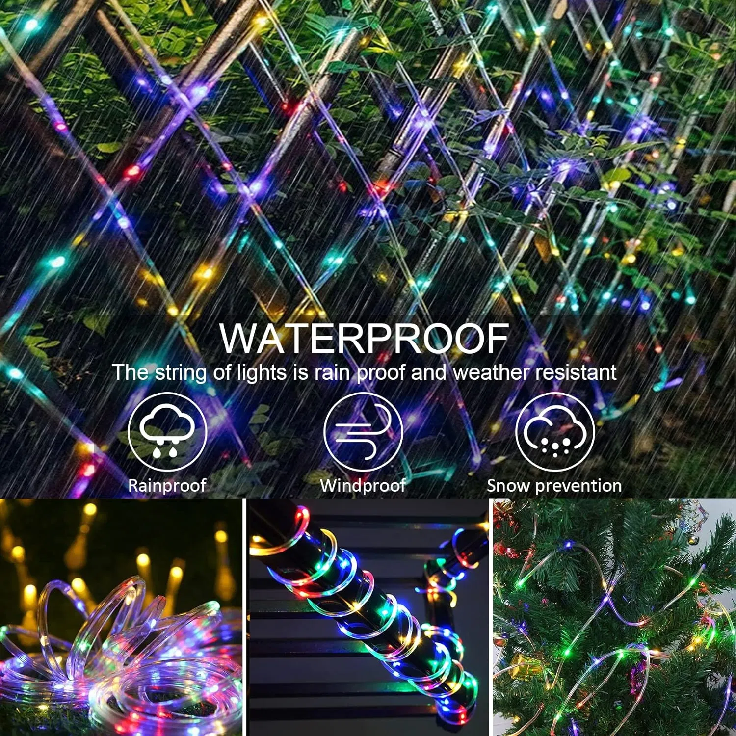 Newest Ws2812 LED Magic Tube Strip Light APP Control Dimmable for Outdoor Park Steps Road Landscape Decor