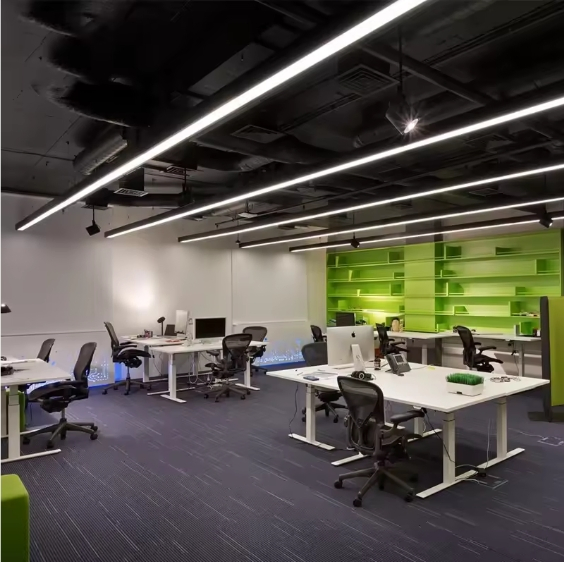 En-5575 High Quality Mounted Pendant Aluminum Profile Luminaire Linkable Cove Line Lighting Lamp LED Linear Light LED Linear Lighting Solution