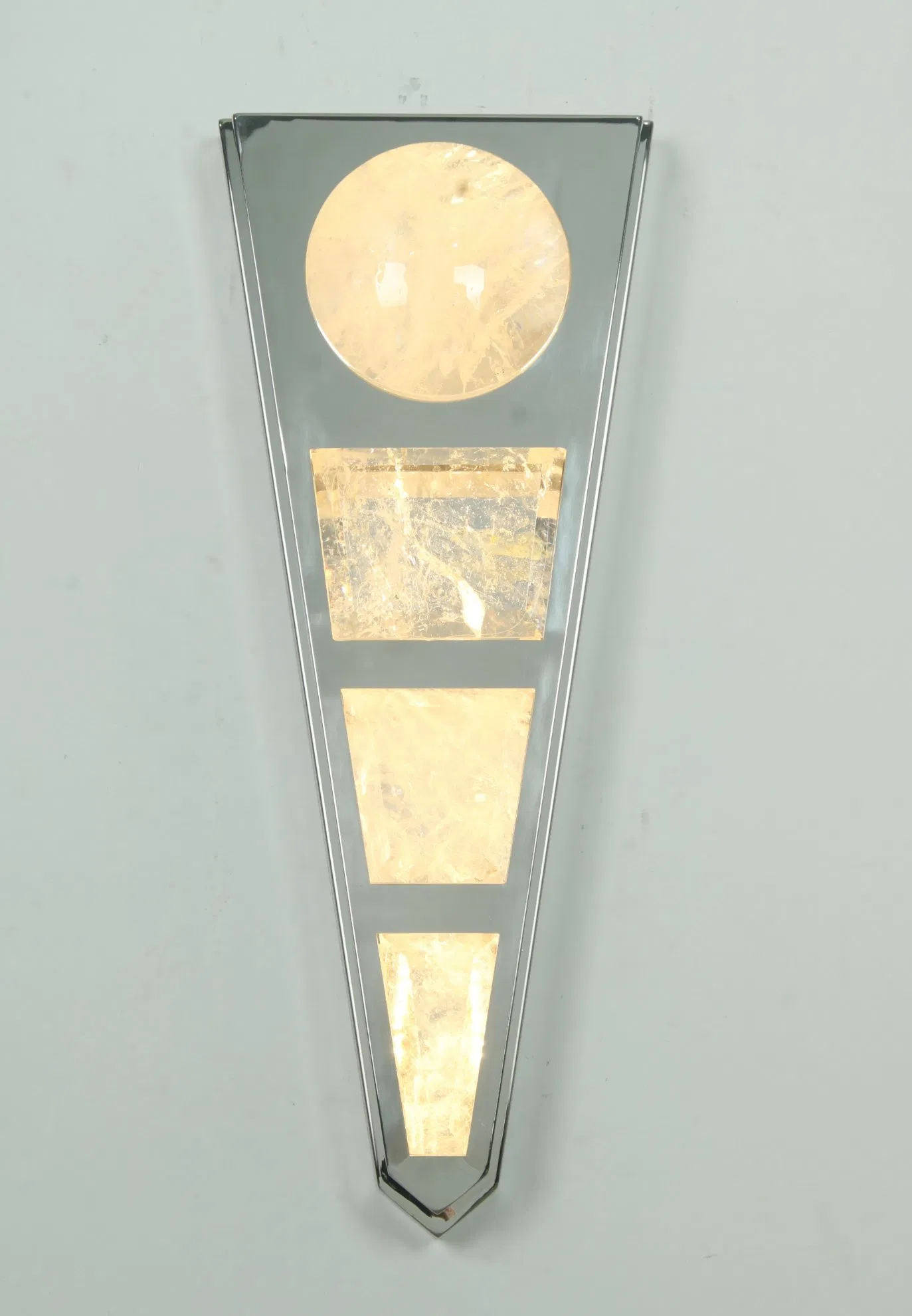 Quartz Wall Sconce, Rock Sconce, Quartz Lighting