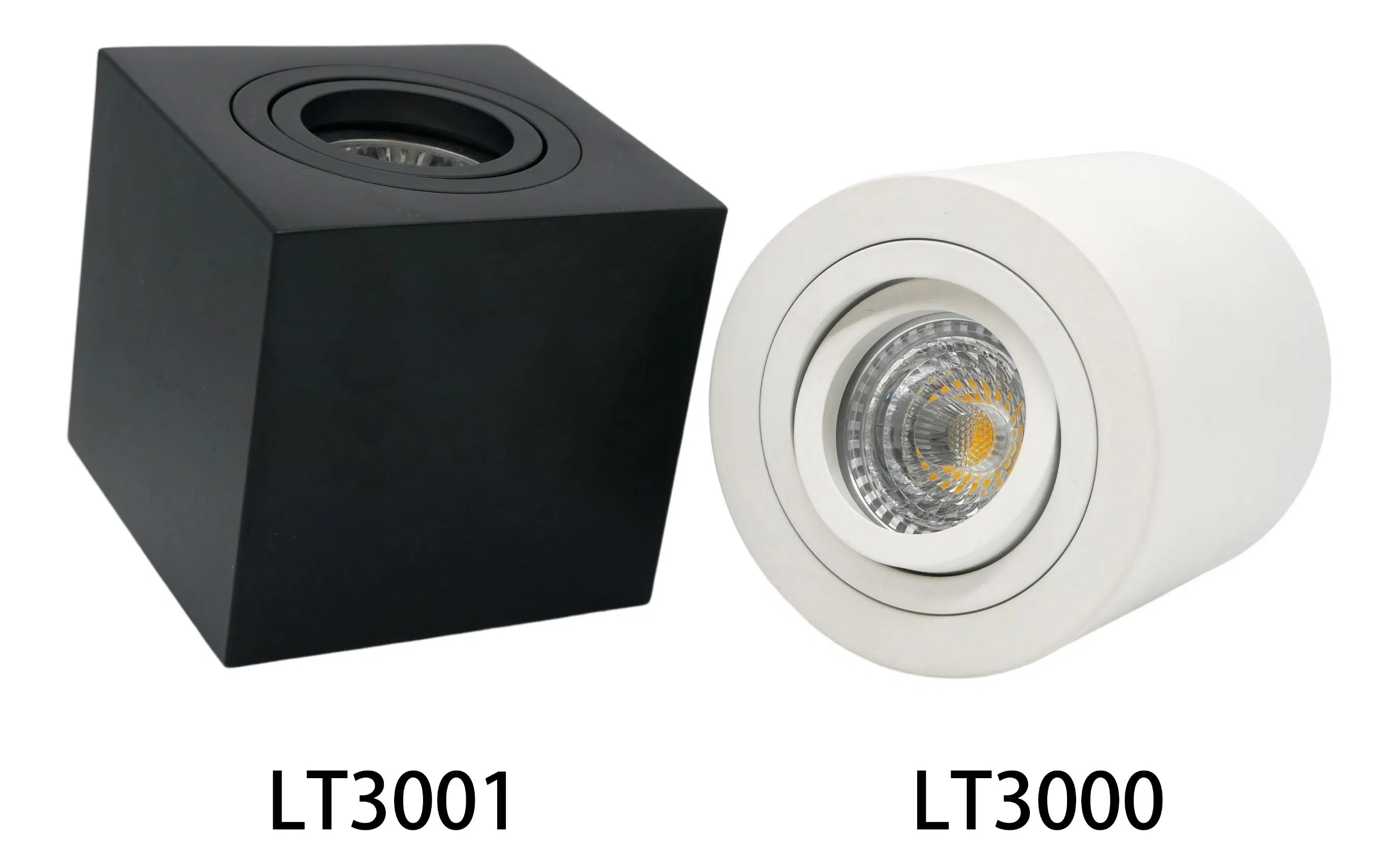 Square Cuboid GU10 LED Halogen Downlight Fixture Surface Mounted Downlight