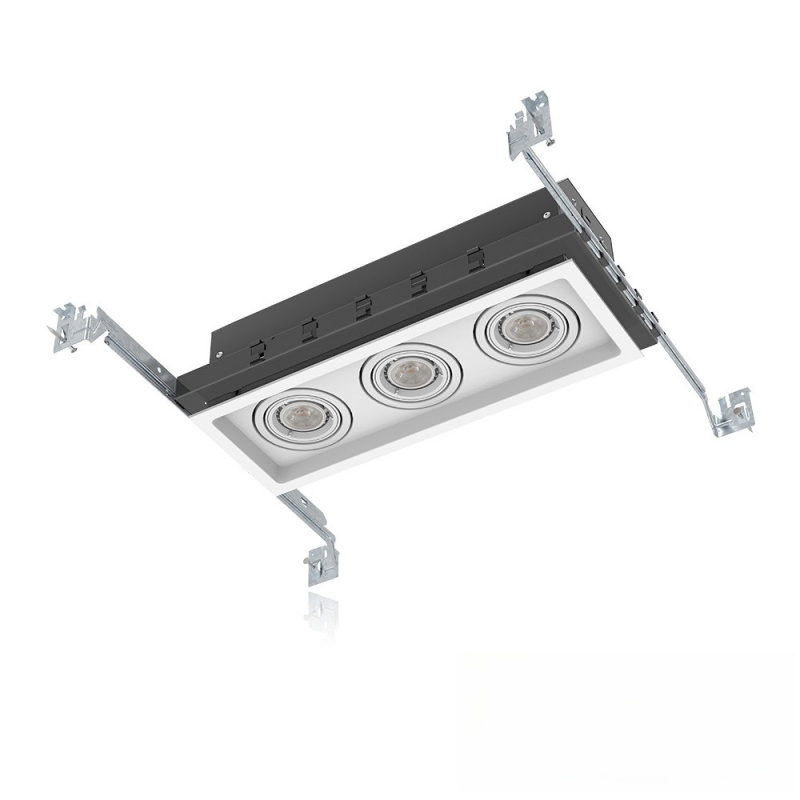 LED Grille Lamp Factory Directly 3-Lamp GU10 bulb New Down Light