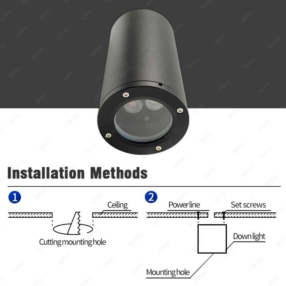 Surface Mounted LED Spot Light Downlight Waterproof IP65 LED Down Light