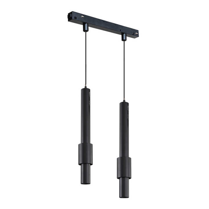 High Quality 48V 12W COB LED Track Light Black Zigbee Aluminum Ra90 Pendant with Tunable Magnetic Track Modern Design 300mm