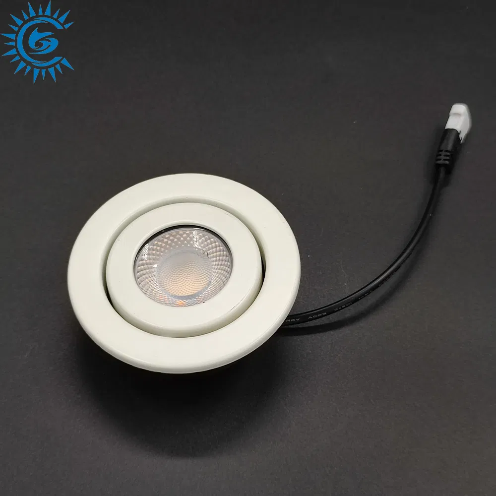5W/7W Adjustable Lighting 8W 10W IP66 Round Recessed Surface Wall Mounted Gimbal Low Glare LED Downlight LED Ceiling Light