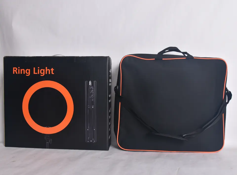 FT-18n 55W High Quality 18inch Selfie Lamp LED Ring Light Beauty Ring Light with Tripod Stand 3 Phone Holder for Video Tiktok